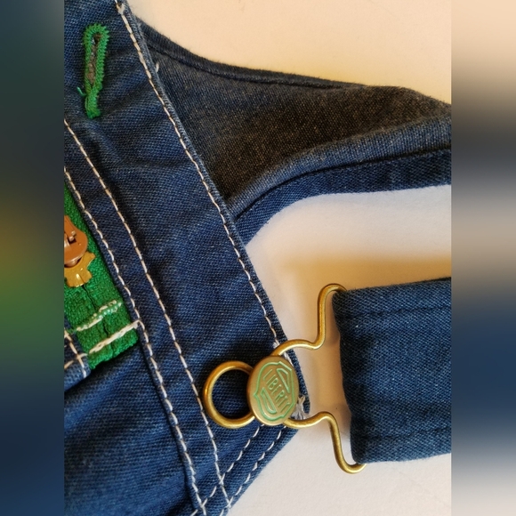 Liberty Men's Overalls Bib Design  Blue Denim Zip Fly Size 48W 30L - Picture 9 of 16